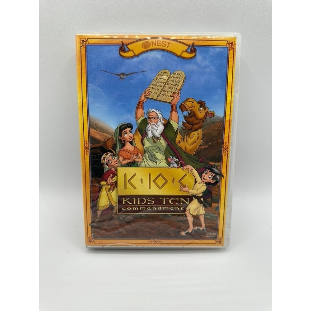 Nest Kids Ten Commandments 5 DVD Set Complete Series Animated Bible Stories